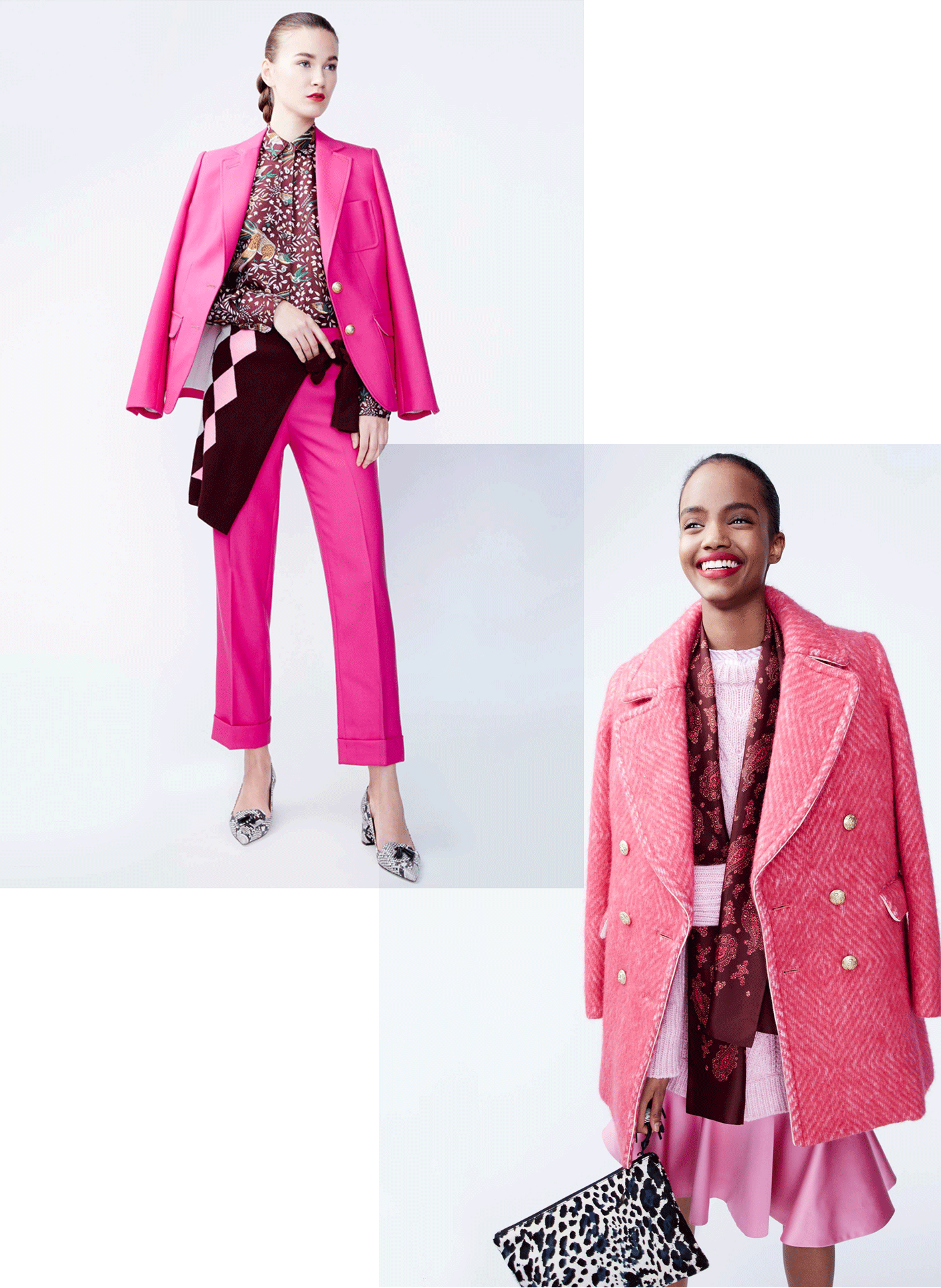 THE COLLECTION WITH THE BUBBLEGUM PINK FAUX FUR JACKET — MISS PRINTS